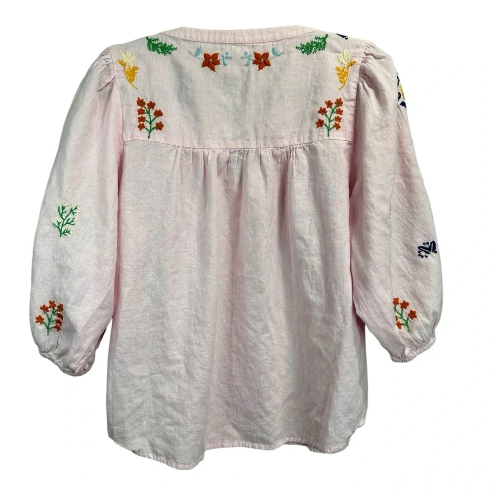 Roller Rabbit Afina Embroidery Michi Top - Picture 5 of 7